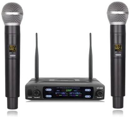 Adiohub UHF Wireless Microphone Handheld Microphone Wireless with Rechargeable Receiver Microphone