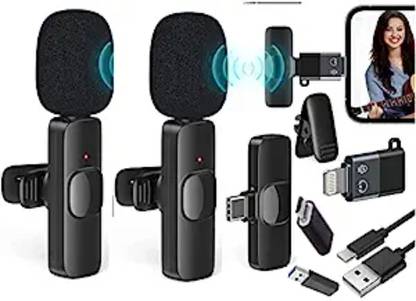 Clairbell KL_540B_k9 Wireless Collar Mic iPhone/ipad & Type C Supported video recoder Microphone