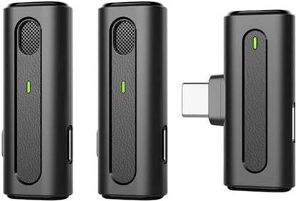 HRYFiNE 2.4G Cancellation Wireless Mic & one Receiver with Lightning Connector Microphone