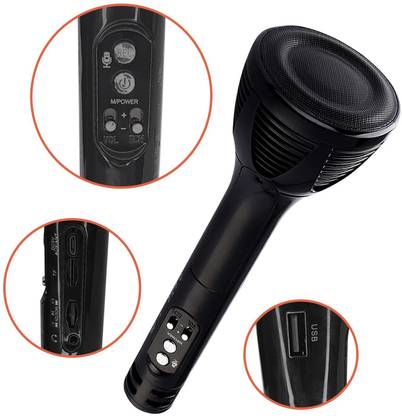kawna Q__H Microphone HIFI Speaker Bluetooth mic with speaker for singing Microphone