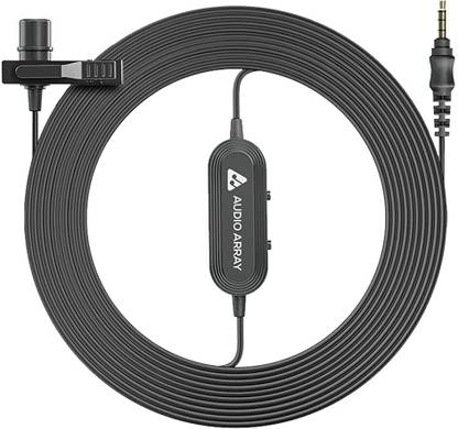 Audio Array AM-C13 Condenser Collar 3.5mm Connector with Battery for DSL Microphone