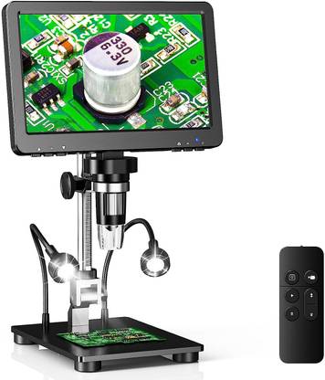 Tobo DM9 Pro 7 HDMI Digital Microscope 1200X, 1080P 16MP Coin Microscope TD-1016IM Microscope Slide Box