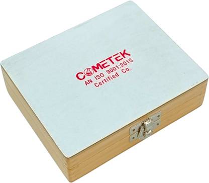 Comet Slide Box - 25 Slides - Wooden - 75mm × 25mm Slides Microscope Slide Box
