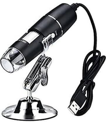 VOOCME USB Digital Microscope 50X to 500X, 8 LED Magnification Microscope Microscope Slide Box