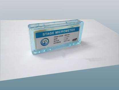 Brightline Stage micrometer Microscope Slide Box