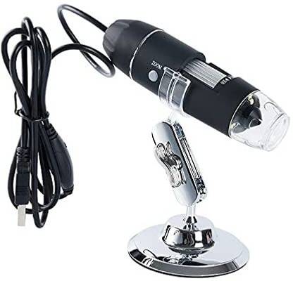 RuhZa Portable USB Digital Microscope 40X-1000X Electron Microscope Microscope Slide Box