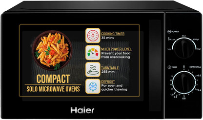 Haier 20 L Solo Microwave Oven (HIL2001MWPH)
