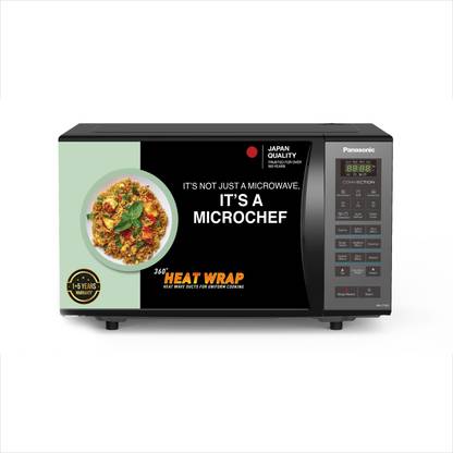 Panasonic 23 L 360 degree Heat Wrap, stainless steel cavity,Express cooking Convection Microwave Oven