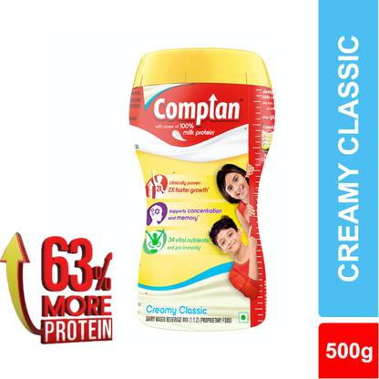 COMPLAN Nutrition Powder Drink for the Children, Creamy Classic Flavour, Jar