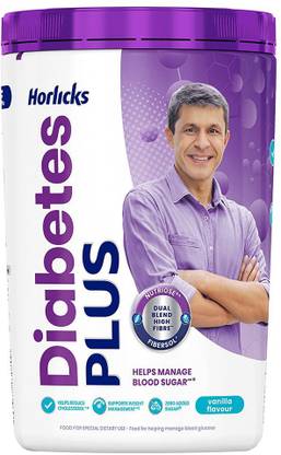 HORLICKS diabetes plus 400gm jar vanilla