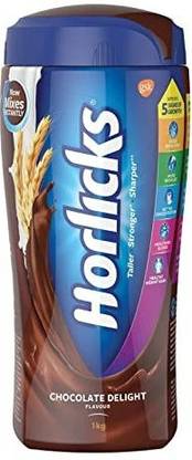 HORLICKS CHOCOLATE DELIGHT FLAVOUR 1 KG JAR