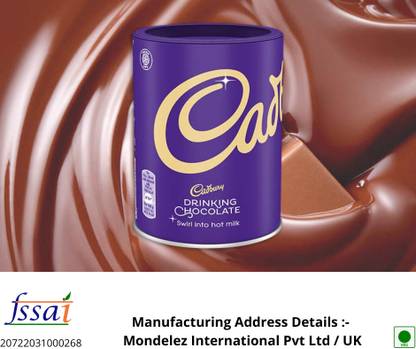 Cadbury Original Drinking Chocolate Swirl into hot milk (IMPORTED FROM UNITED KINGDOM)