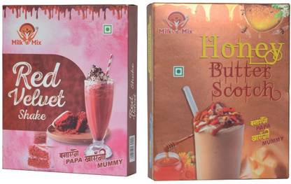 Milk'O'Mix Honey Butterscotch & Red Velvet