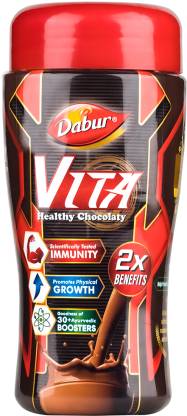 Dabur Vita (Bottle/Jar) | Chocolate Nutrition Drink For Kids| Promotes Physical Growth