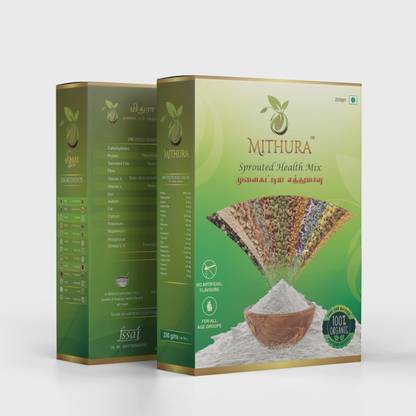 MITHURA Sprouted Health Mix|26 Ingredients (No added Preservatives & Sugar)|For All Ages