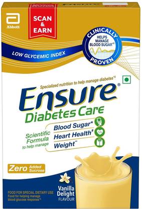 ENSURE Diabetes Care Specialized Nutritional Drink Vanilla