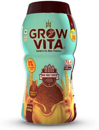 Grow Vita Growth ka Naya Formula Grow Vita- Growth ka naya formula, Ragi (Millet) Based Milk Food with JAGGERY