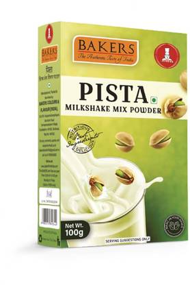 Bakers Milk Shake Mix | Pista Flavour | Creamy Texture | Healthy Drink Mix