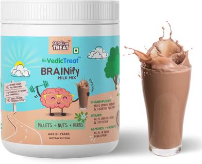 Trick Or Treat BRAINIFY Brain Boost Health Drink for Children aged 2+ Years, No Refined Sugar