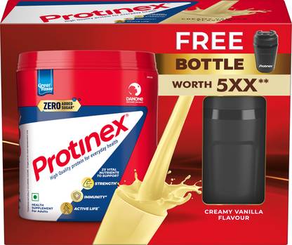Protinex Creamy Vanilla-Nutrition Drink Powder with Protein for Strength & Energy
