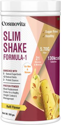Cosmovita Nutritional Formula-1 Slim Shake for Weight Control & Management Ayurvedic Herbs