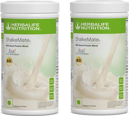HERBALIFE Nutrition New Shake mate 500gm Plant-Based Protein( Pack of 2)