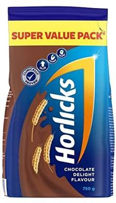 HORLICKS CHOCOLATE DELIGHT FLAVOUR 750 GM PACK OF 1
