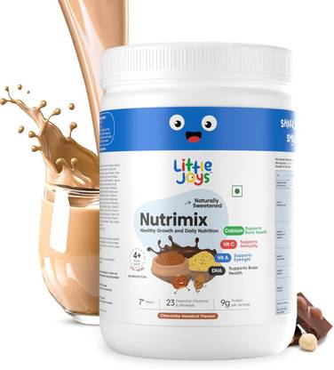 Little Joys Nutrimix for Kids 7-12 years | Hazelnut Chocolate| Supports Weight & Height Gain