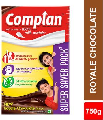 COMPLAN Nutrition Drink Powder for Children Royale Chocolate Flavour, Carton