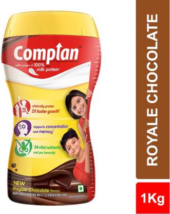 COMPLAN Nutrition Drink Powder for Children, Royale Chocolate Flavour, Jar