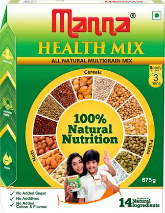 Manna Health Mix |Kids Nutrition Drink |Zero Junk|No Added Sugar|100%Natural