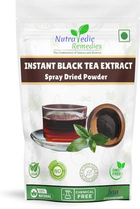 nutravedic remedies Instant Black Tea Powder Unflavoured Black Tea Pouch