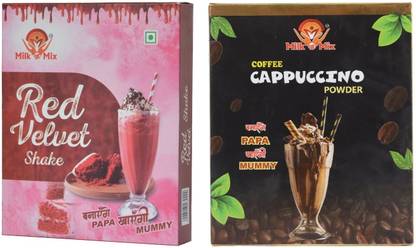 Milk'O'Mix Cappuccino & Red Velvet