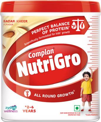 COMPLAN NutriGro Nutritional Drink powder for 2 to 6 Years, Badam Kheer ...