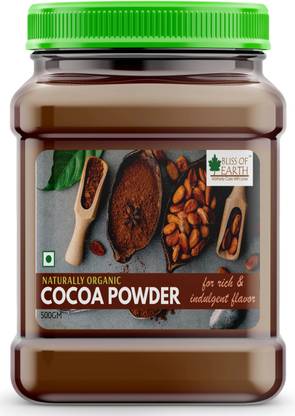 Bliss of Earth 500gm Cocoa Powder For Chocolate Cake Making, Unsweetened
