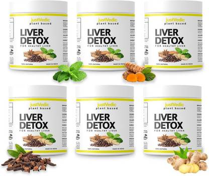 justvedic Liver Detox Drink Mix - Cleanse Powder to help quit Alcohol and clean Liver