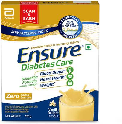 ENSURE Diabetes Care Specialized Nutrition Drink, Vanilla