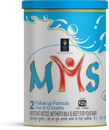 BRITISH LIFE SCIENCES PVT LTD MMS Infant Formula for 6-12 Month Old Babies Stage 2 for Overall Development