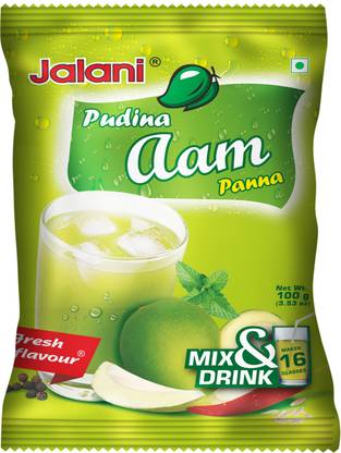 Jalani Pudina Aam Panna Powder | 500g Pouch makes 18 Litres | No Artificial Color