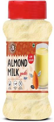 Brew Lab Almond Milk Low Powder Mix | Nutritious & Delicious Healthy Drink Mix |