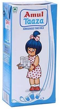 Amul Taaza Fresh Toned Milk