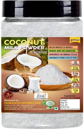 PMW Organic - Natural & Dehydrated Coconut  - 100 Grams Milk Powder