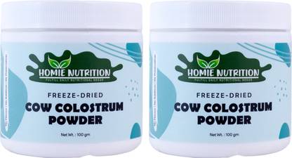 HOMIE NUTRITION Freeze Dried Cow Colostrum  | Highly Concentrated Grass Fed Colostrum Milk Powder