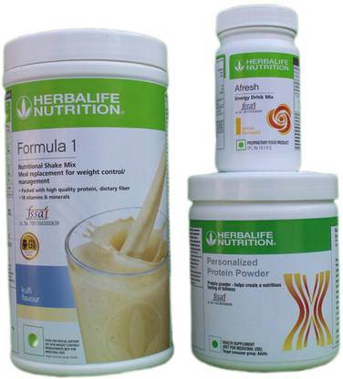 HERBALIFE KULFI SHAKE, PROTEIN 200 AFRESH LEMON