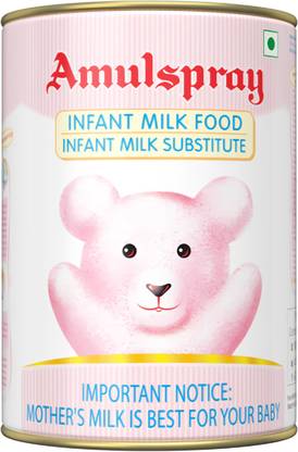 Amul Spray premium instant full cream milk powder specifically designed for babies. Milk Powder