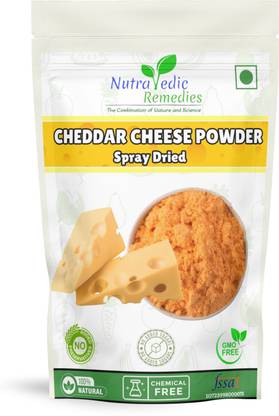 nutravedic remedies Cheddar Cheese Powder - 200 Gram Milk Substitutes Powder