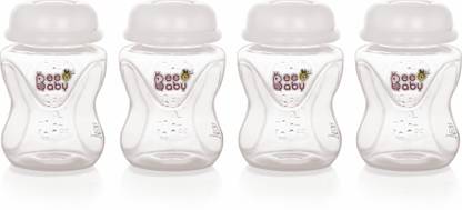 Beebaby Pump N' Protect Wide Neck Breast Milk Storage Bottles. 100% BPA Free. 150ML.