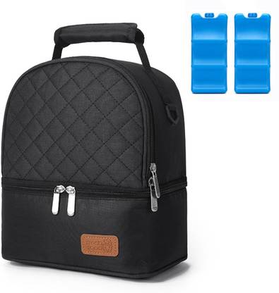 SERPLEX Breastmilk Storage Bag with Ice Pack Double Layer Insulated Backpack
