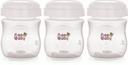 Beebaby Pump N' Protect Wide Neck Breast Milk Storage Bottles. 100% BPA Free. 150ML.