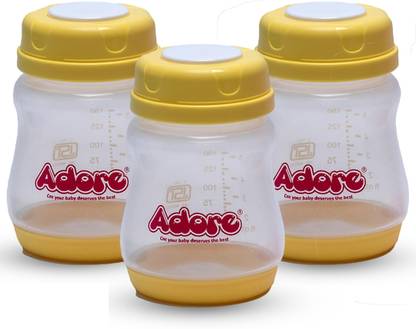 Adore Ahoy! Advanced Breast Milk Storage Bottles- BPA Free- Reusable- Baby Safe